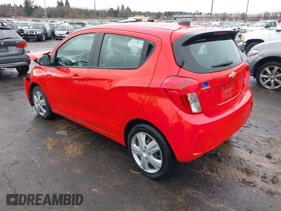 2016 Chevrolet Spark LS with VIN KL8CB6SA8GC611654, listed as a IAAI auction lot 41527761 with 86,747 mi miles. Bid and sale history available at carsss.com. Image 3.