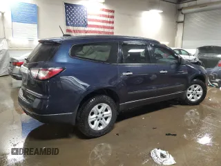 2017 Chevrolet Traverse LS with VIN 1GNKRFKD0HJ202206, listed as a Copart auction lot 49322785 with 81,559 mi miles and Salvage Title. Bid and sale history available at carsss.com. Image 3.