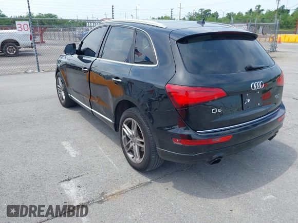 2016 Audi Q5 Premium Plus with VIN WA1L2AFP6GA027221, listed as a IAAI auction lot 42052002 with 90,813 mi miles. Bid and sale history available at carsss.com. Image 3.