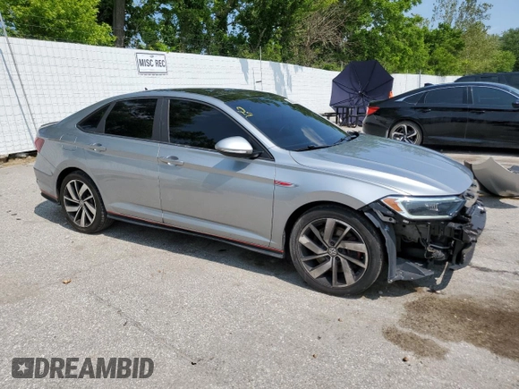 2019 Volkswagen Jetta S with VIN 3VW6T7BU4KM195897, listed as a Copart auction lot 58821015 with 46,021 mi miles and Salvage title. Bid and sale history available at DreamBid. Image 4.