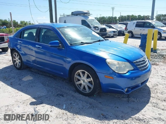 2007 Chrysler Sebring Limited with VIN 1C3LC66M07N550480, listed as a IAAI auction lot 41964858 with 105,316 mi miles and . Bid and sale history available at DreamBid. Image 1.