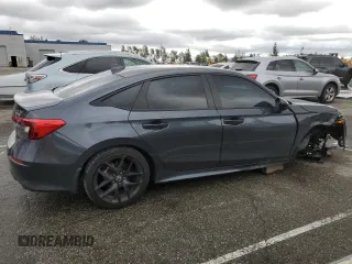 2024 Honda Civic Sedan Sport with VIN 2HGFE2F54RH511229, listed as a Copart auction lot 48750565 with 16,679 mi miles and Salvage Title. Bid and sale history available at carsss.com. Image 3.
