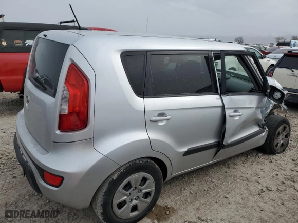 2012 Kia Soul with VIN KNDJT2A53C7448696, listed as a Copart auction lot 51019425 with 97,477 mi miles and Salvage Title. Bid and sale history available at carsss.com. Image 3.