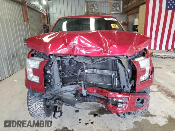 2016 Ford F-150 XLT with VIN 1FTEW1EF0GFA94752, listed as a Copart auction lot 49708005 with Not Provided miles and Salvage Title. Bid and sale history available at carsss.com. Image 5.