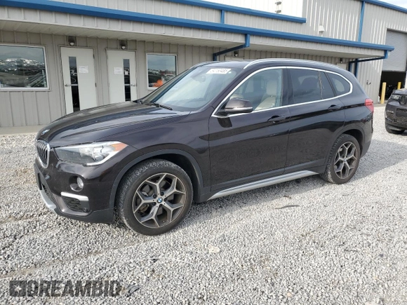 2019 BMW X1 xDrive28i with VIN WBXHT3C53K5N27090, listed as a Copart auction lot 54150485 with 79,835 mi miles and Salvage title. Bid and sale history available at DreamBid. Image 1.