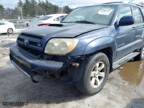 2005 Toyota 4Runner SR5 with VIN JTEBT14R958027944, listed as a IAAI auction lot 41664117 with NaN miles. Bid and sale history available at carsss.com. Image 6.