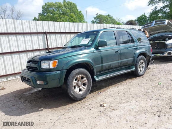 2001 Toyota 4Runner SR5 with VIN JT3GN86R310186434, listed as a IAAI auction lot 41955632 with 206,121 mi miles. Bid and sale history available at carsss.com. Image 17.