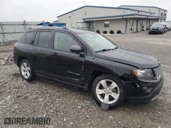 2017 Jeep Compass Sport with VIN 1C4NJCBA2HD147449, listed as a Copart auction lot 89077535 with 132,150 mi miles and Salvage Title. Bid and sale history available at carsss.com. Image 4.