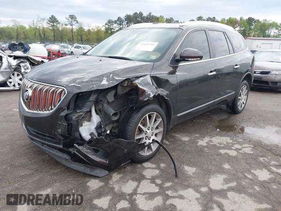2014 Buick Enclave Leather with VIN 5GAKRBKD3EJ145904, listed as a IAAI auction lot 42019795 with 156,726 mi miles and . Bid and sale history available at DreamBid. Image 17.