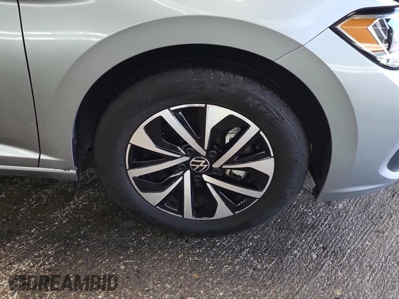 2024 Volkswagen Jetta S with VIN 3VW5M7BU6RM073190, listed as a IAAI auction lot 42844463 with 33,096 mi miles and . Bid and sale history available at DreamBid. Image 52.
