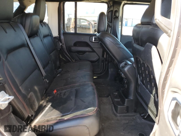 2023 Jeep Wrangler Rubicon with VIN 1C4HJXFN6PW509741, listed as a Copart auction lot 81324394 with 21,755 mi miles and Salvage title. Bid and sale history available at DreamBid. Image 11.