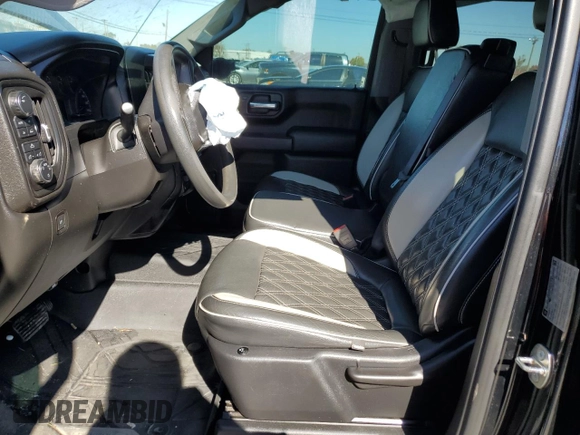 2019 Chevrolet Silverado 1500 Custom with VIN 1GCUYBEFXKZ272377, listed as a Copart auction lot 77071514 with 109,856 mi miles and Salvage Title. Bid and sale history available at DreamBid. Image 7.