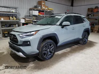 2023 Toyota RAV4 Adventure with VIN 2T3J1RFV8PW362575, listed as a Copart auction lot 43736115 with 36,402 mi miles and Salvage Title. Bid and sale history available at carsss.com. Image 1.