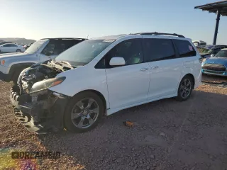 2017 Toyota Sienna SE z VIN 5TDXZ3DC0HS868065, wystawiony jako Copart lot #63604595 z przebiegiem 199 152 mil mil oraz Szkoda całkowita • Salvage title. Historia ofert i sprzedaży dostępna na DreamBid. Obrazek 1.