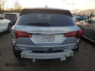 2016 Acura MDX w/Tech with VIN 5FRYD4H47GB060373, listed as a Copart auction lot 88132165 with 91,435 mi miles and Non Repairable. Bid and sale history available at carsss.com. Image 6.