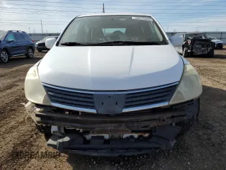 2007 Nissan Versa 1.8 S with VIN 3N1BC13E27L378429, listed as a Copart auction lot 48575995 with 92,504 mi miles and Salvage Title. Bid and sale history available at carsss.com. Image 5.