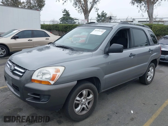 2006 Kia Sportage LX with VIN KNDJF723867199186, listed as a IAAI auction lot 41491243 with 120,049 mi miles and . Bid and sale history available at carsss.com. Image 17.