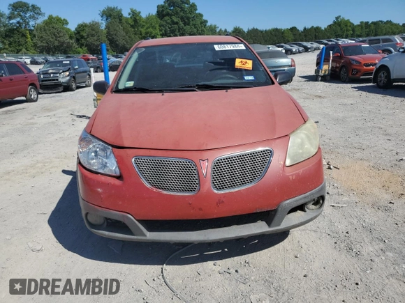2005 Pontiac Vibe with VIN 5Y2SL63825Z458985, listed as a Copart auction lot 60817984 with 264,694 mi miles and Salvage Title. Bid and sale history available at carsss.com. Image 5.