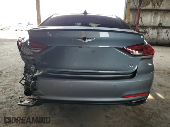 2015 Hyundai Genesis 3.8L with VIN KMHGN4JE0FU094296, listed as a Copart auction lot 51347655 with 89,840 mi miles and Salvage Title. Bid and sale history available at DreamBid. Image 6.