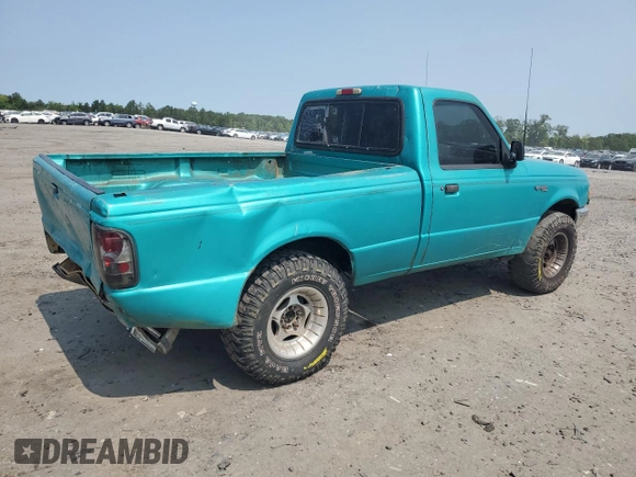 1994 Ford Ranger Splash with VIN 1FTCR10A4RPA84328, listed as a Copart auction lot 59205525 with 390,494 mi miles and Salvage title. Bid and sale history available at DreamBid. Image 3.