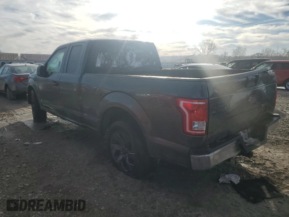 2017 Ford F-150 XL with VIN 1FTEX1CP3HFA43031, listed as a Copart auction lot 89388605 with 176,948 mi miles and Salvage Title. Bid and sale history available at carsss.com. Image 2.