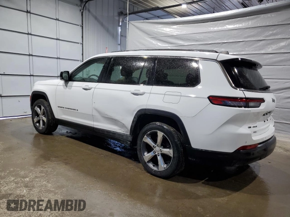 2021 Jeep Grand Cherokee Limited with VIN 1C4RJKBG6M8112156, listed as a Copart auction lot 48715225 with 31,115 mi miles and Salvage Title. Bid and sale history available at DreamBid. Image 2.