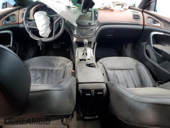 2017 Buick Regal Premium II with VIN 2G4GR5GX1H9136414, listed as a Copart auction lot 76053104 with 125,291 mi miles and Salvage Title. Bid and sale history available at carsss.com. Image 8.