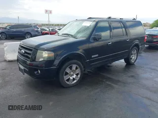 2008 Ford Expedition Max Limited z VIN 1FMFK19508LA39394, wystawiony jako IAAI lot #42660736 z przebiegiem 172 338 mil mil oraz . Historia ofert i sprzedaży dostępna na DreamBid. Obrazek 2.