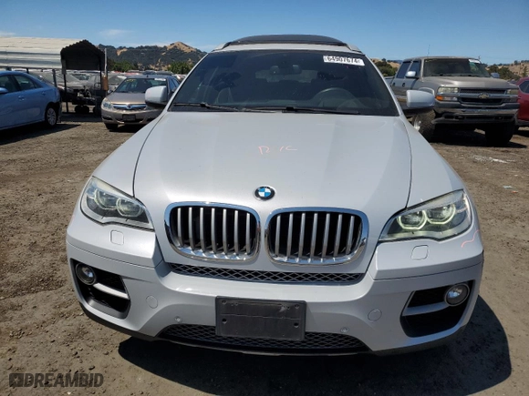 2013 BMW X6 xDrive50i with VIN 5UXFG8C57DL591913, listed as a Copart auction lot 64907674 with 113,611 mi miles and Salvage Title. Bid and sale history available at carsss.com. Image 5.