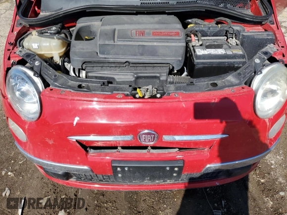2015 FIAT 500 Pop z VIN 3C3CFFAR8FT623779, wystawiony jako Copart lot #53965815 z przebiegiem 99 000 mil mil oraz Szkoda całkowita • Salvage title. Historia ofert i sprzedaży dostępna na DreamBid. Obrazek 11.