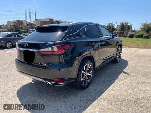 2021 Lexus RX with VIN 2T2HZMAA9MC183462, listed as a Copart auction lot 53209455 with 32,093 mi miles and Clean Title. Bid and sale history available at carsss.com. Image 4.