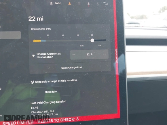 2019 Tesla Model 3 Mid Range with VIN 5YJ3E1EA3KF307415, listed as a IAAI auction lot 41673239 with 42,895 mi miles and . Bid and sale history available at DreamBid. Image 17.