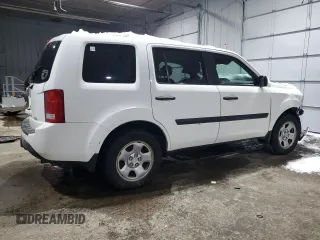 2015 Honda Pilot LX with VIN 5FNYF4H27FB042691, listed as a Copart auction lot 45349335 with 156,697 mi miles and Salvage Title. Bid and sale history available at DreamBid. Image 3.