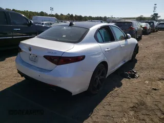 2017 Alfa Romeo Giulia Ti with VIN ZARFAEENXH7545107, listed as a Copart auction lot 58326531 with 53,132 mi miles. Bid and sale history available at carsss.com. Image 4.