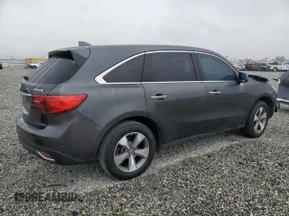 2016 Acura MDX with VIN 5FRYD3H2XGB003612, listed as a Copart auction lot 45007935 with 101,143 mi miles and Salvage Title. Bid and sale history available at carsss.com. Image 3.