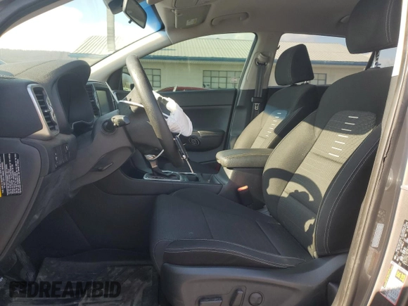 2018 Kia Sportage LX with VIN KNDPMCAC1J7393125, listed as a Copart auction lot 50515275 with 124,947 mi miles and Salvage Title. Bid and sale history available at carsss.com. Image 7.