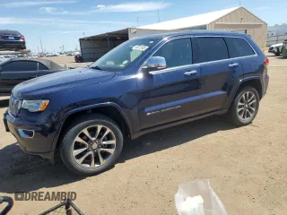 2017 Jeep Grand Cherokee Overland with VIN 1C4RJFCG0HC943029, listed as a Copart auction lot 63073985 with 100,550 mi miles and Clean title. Bid and sale history available at DreamBid. Image 1.