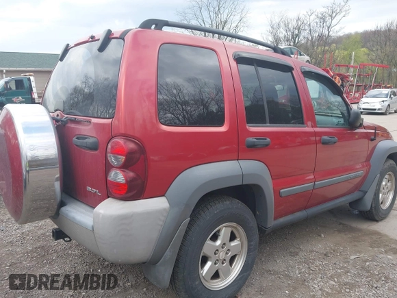 2006 Jeep Liberty Sport with VIN 1J4GL48KX6W137241, listed as a IAAI auction lot 42048621 with 83,523 mi miles and . Bid and sale history available at carsss.com. Image 17.