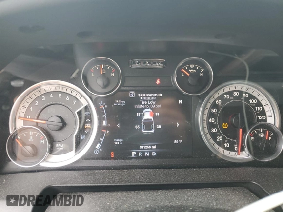 2014 Ram 1500 Big Horn с VIN 1C6RR7LT3ES405008, выставлен на аукционе Copart как лот 58623485 с пробегом 181 253 миль миль и Чистый • Clean title. История ставок и продаж доступна на DreamBid. Изображение 9.