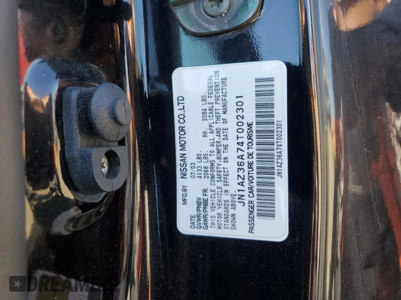 2004 Nissan 350Z Touring with VIN JN1AZ36A74T002301, listed as a Copart auction lot 61720524 with 101,779 mi miles and Salvage Title. Bid and sale history available at carsss.com. Image 12.