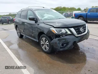 2017 Nissan Pathfinder SV z VIN 5N1DR2MM4HC649189, wystawiony jako IAAI lot #42220229 z przebiegiem 149 707 mil mil oraz . Historia ofert i sprzedaży dostępna na DreamBid. Obrazek 1.