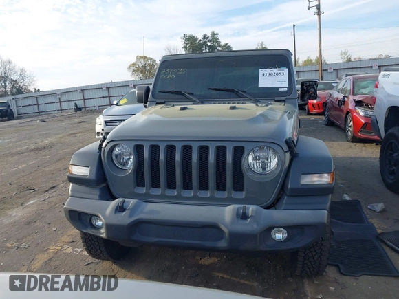2019 Jeep Wrangler Unlimited Sport S с VIN 1C4HJXDNXKW521175, выставлен на аукционе IAAI как лот 41902053 с пробегом 56 184 миль миль и . История ставок и продаж доступна на DreamBid. Изображение 11.