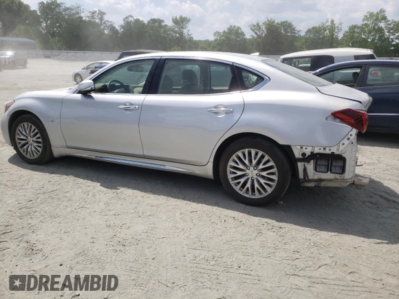 2016 Infiniti Q70 z VIN JN1BY1PP6GM631254, wystawiony jako Copart lot #56377425 z przebiegiem 109 061 mil mil oraz Szkoda całkowita • Salvage title. Historia ofert i sprzedaży dostępna na DreamBid. Obrazek 2.