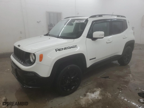 2017 Jeep Renegade Altitude with VIN ZACCJBBB3HPG56235, listed as a Copart auction lot 44231455 with 40,542 mi miles and Clean Title. Bid and sale history available at carsss.com. Image 1.