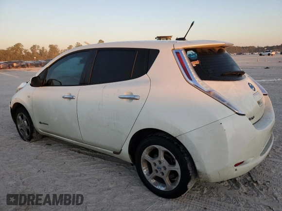 2012 Nissan LEAF SL with VIN JN1AZ0CP5CT017787, listed as a Copart auction lot 77338644 with 99,647 mi miles and Clean Title. Bid and sale history available at DreamBid. Image 2.