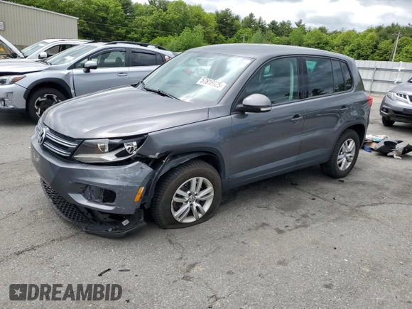 2012 Volkswagen Tiguan LE with VIN WVGAV7AXXCW005049, listed as a Copart auction lot 57818925 with 137,850 mi miles and Salvage title. Bid and sale history available at DreamBid. Image 1.
