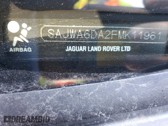 2015 Jaguar F-Type R z VIN SAJWA6DA2FMK11961, wystawiony jako Copart lot #43099684 z przebiegiem 64 438 mil mil oraz . Historia ofert i sprzedaży dostępna na DreamBid. Obrazek 12.