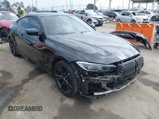 2023 BMW 4 Series 430i with VIN WBA53AP08PCM96423, listed as a IAAI auction lot 42349334 with 33,710 mi miles and . Bid and sale history available at DreamBid. Image 1.