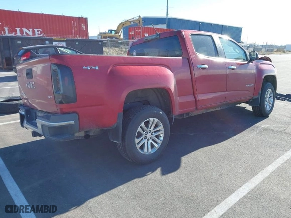 2015 GMC Canyon 4WD SLT with VIN 1GTG6CE30F1175322, listed as a IAAI auction lot 41273719 with 1 mi miles. Bid and sale history available at carsss.com. Image 4.
