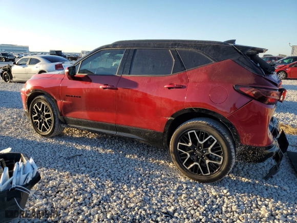 2024 Chevrolet Blazer RS with VIN 3GNKBERS1RS283638, listed as a Copart auction lot 85758474 with 8,947 mi miles and Salvage Title. Bid and sale history available at carsss.com. Image 2.